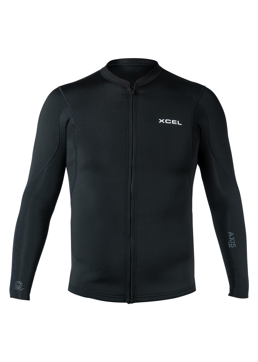Xcel Men's Axis Long Sleeve Front Zip Jacket 1.5mm – edestä