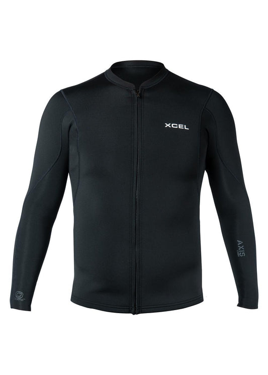 Xcel Men's Axis Long Sleeve Front Zip Jacket 1.5mm – edestä