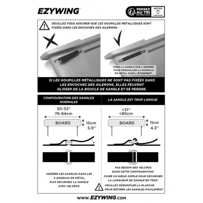 EZYWING FIN KIT (vuokraus)