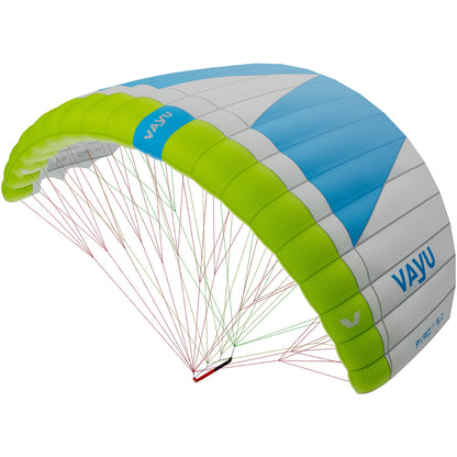 Vayu Pyro V2 parawing – Lime Green / Sky Blue