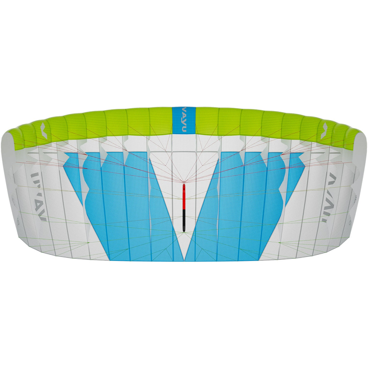 Vayu Pyro V2 parawing – Lime Green / Sky Blue