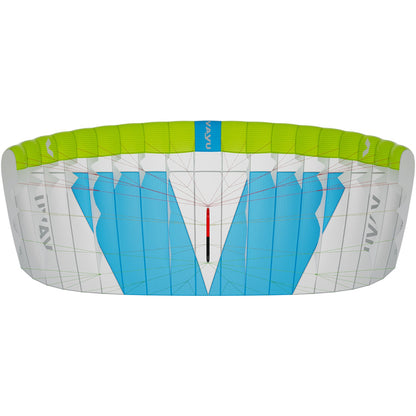Vayu Pyro V2 parawing – Lime Green / Sky Blue
